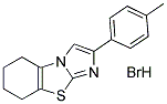 2-(4-METHYLPHENYL)IMIDAZO[2,1-B]-5,6,7,8-TETRAHYDROBENZOTHIAZOLE, HBR Struktur