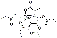 1,2,3,5,6-PENTA-O-PROPANOYL-D-GLUCOFURANOSE Struktur