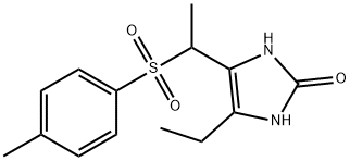 4-ETHYL-5-(1-[(4-METHYLPHENYL)SULFONYL]ETHYL)-1,3-DIHYDRO-2H-IMIDAZOL-2-ONE Struktur