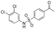 4-(3,4-DICHLOROPHENYL)-SULFAMYLACETOPHENONE Struktur