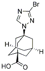 3-(3-BROMO-[1,2,4]TRIAZOL-1-YL)-ADAMANTANE-1-CARBOXYLIC ACID Struktur