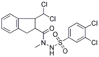 3,4-DICHLORO-N'-([1-(DICHLOROMETHYL)-2,3-DIHYDRO-1H-INDEN-2-YL]CARBONYL)-N'-METHYLBENZENESULFONOHYDRAZIDE Struktur