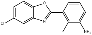 3-(5-CHLORO-1,3-BENZOXAZOL-2-YL)-2-METHYLANILINE Struktur