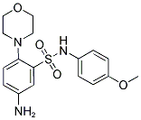 5-AMINO-N-(4-METHOXY-PHENYL)-2-MORPHOLIN-4-YL-BENZENESULFONAMIDE Struktur