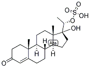 4-PREGNEN-17A, 20BETA-DIOL-3-ONE-20-SULFATE Struktur