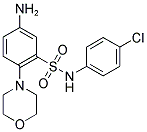 5-AMINO-N-(4-CHLORO-PHENYL)-2-MORPHOLIN-4-YL-BENZENESULFONAMIDE Struktur