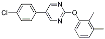 5-(4-CHLOROPHENYL)-2-(2,3-DIMETHYLPHENOXY)PYRIMIDINE Struktur