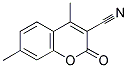 3-CYANO-4,7-DIMETHYLCOUMARIN Struktur