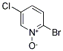 2-BROMO-5-CHLOROPYRIDINE 1-OXIDE Struktur