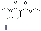 DIETHYL 5-HEXYNYLMALONATE Struktur