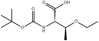 BOC-(2S,3S)-2-AMINO-3-ETHOXYBUTANOIC ACID Struktur