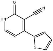 2-OXO-4-(2-THIENYL)-1,2-DIHYDRO-3-PYRIDINECARBONITRILE Struktur