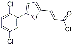 (2E)-3-[5-(2,5-DICHLOROPHENYL)-2-FURYL]ACRYLOYL CHLORIDE Struktur