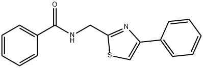 N-(4-PHENYL-THIAZOL-2-YLMETHYL)-BENZAMIDE Struktur