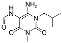 4-AMINO-5-FORMYLAMINO-3-ISOBUTYL-1-METHYLPYRIMIDINE-2,6-DIONE Struktur