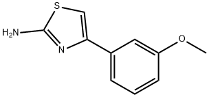 4-(3-METHOXY-PHENYL)-THIAZOL-2-YLAMINE Struktur