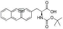 BOC-ALA(2-ANTH)-OH Struktur