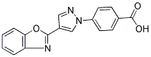 4-[4-(BENZOXAZOL-2-YL)-1H-PYRAZOL-1-YL]BENZOIC ACID Struktur