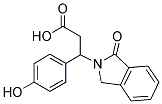 3-(4-HYDROXYPHENYL)-3-(1-OXO-1,3-DIHYDRO-2H-ISOINDOL-2-YL)PROPANOIC ACID Struktur