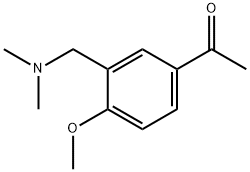 1-(3-DIMETHYLAMINOMETHYL-4-METHOXY-PHENYL)-ETHANONE Struktur