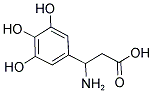 3-AMINO-3-(3,4,5-TRIHYDROXY-PHENYL)-PROPIONIC ACID Struktur