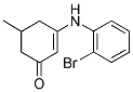 3-((2-BROMOPHENYL)AMINO)-5-METHYLCYCLOHEX-2-EN-1-ONE Struktur