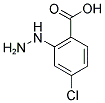 4-CHLORO-2-HYDRAZINO-BENZOIC ACID Struktur