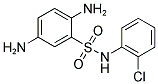 2,5-DIAMINO-N-(2-CHLOROPHENYL)BENZENESULFONAMIDE Struktur