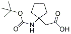 (1-TERT-BUTOXYCARBONYLAMINO-CYCLOPENTYL)-ACETIC ACID Struktur