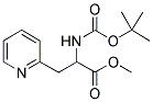 2-TERT-BUTOXYCARBONYLAMINO-3-PYRIDIN-2-YL-PROPIONIC ACID METHYL ESTER Struktur