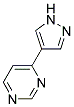 4-(1H-PYRAZOL-4-YL)PYRIMIDINE Struktur