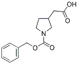 1-N-CBZ-PYRROLIDINE-3-ACETIC ACID Struktur