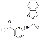 3-[(BENZOFURAN-2-CARBONYL)-AMINO]-BENZOIC ACID Struktur