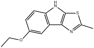 7-ETHOXY-2-METHYL-4H-[1,3]THIAZOLO[5,4-B]INDOLE Struktur