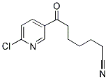 7-(6-CHLORO-3-PYRIDYL)-7-OXOHEPTANENITRILE Struktur