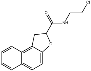 N-(2-CHLOROETHYL)-1,2-DIHYDRONAPHTHO[2,1-B]FURAN-2-CARBOXAMIDE Struktur