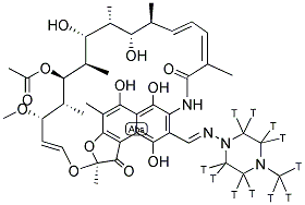 RIFAMPIN, [4-METHYLPIPERAZINE-3H]- Struktur