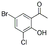 5'-BROMO-3'-CHLORO-2'-HYDROXYACETOPHENONE Struktur