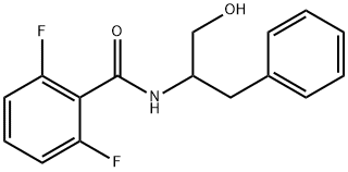 N-(1-BENZYL-2-HYDROXYETHYL)-2,6-DIFLUOROBENZENECARBOXAMIDE Struktur