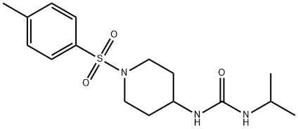 N-ISOPROPYL-N'-(1-[(4-METHYLPHENYL)SULFONYL]-4-PIPERIDINYL)UREA Struktur