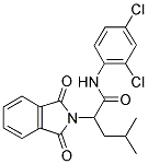 N-(2,4-DICHLOROPHENYL)-2-(1,3-DIOXO-1,3-DIHYDRO-2H-ISOINDOL-2-YL)-4-METHYLPENTANAMIDE Struktur