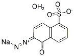 2-DIAZO-1-NAPHTHOL-5-SULFONIC ACID SODIUM SALT HYDRATE Struktur