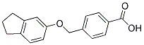 4-(INDAN-5-YLOXYMETHYL)-BENZOIC ACID Struktur