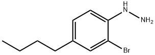 (2-BROMO-4-BUTYL-PHENYL)-HYDRAZINE Struktur