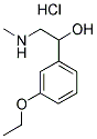 1-(3-ETHOXY-PHENYL)-2-METHYLAMINO-ETHANOLHYDROCHLORIDE Struktur