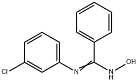 N-(3-CHLOROPHENYL)-N'-HYDROXYBENZENECARBOXIMIDAMIDE Struktur