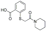 2-[(2-OXO-2-PIPERIDINOETHYL)SULFANYL]BENZOIC ACID Struktur