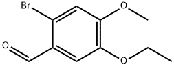 2-BROMO-5-ETHOXY-4-METHOXYBENZALDEHYDE Struktur