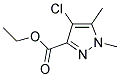 4-CHLORO-1,5-DIMETHYL-1 H-PYRAZOLE-3-CARBOXYLIC ACID ETHYL ESTER Struktur