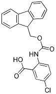 FMOC-2-AMINO-5-CHLOROBENZOIC ACID Struktur